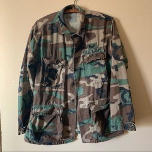 US Army Camo Field Coat VINTAGE